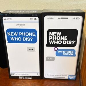New Phone, Who Dis? Original & Unfiltered Edition Game Sets